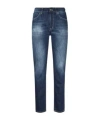 Dondup Mid-rise Stonewashed Skinny Jeans In Blue