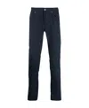 Dondup Mid-rise Straight-leg Jeans In Black