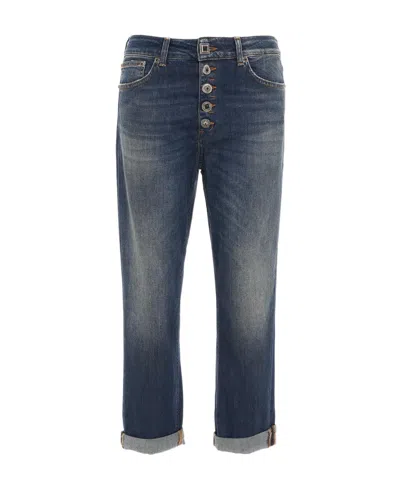 Dondup Mid-rise Straight-leg Jeans In Black