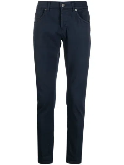 Dondup Mid-rise Straight-leg Jeans In Blue