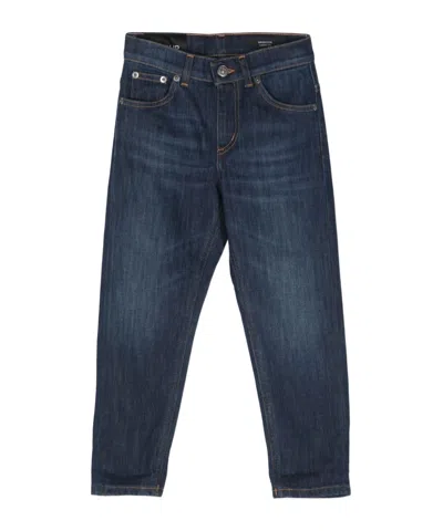 Dondup Mid-rise Straight-leg Jeans In Blue