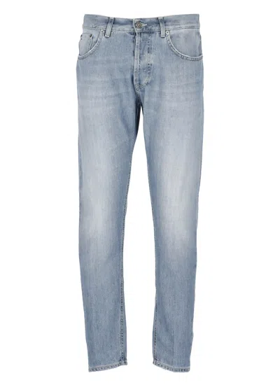 Dondup Mid-rise Tapered Jeans In Blue
