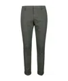 Dondup Middle Waist Casual Pants In Black