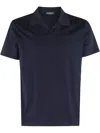Dondup Polo Shirt In Jersey In Blue