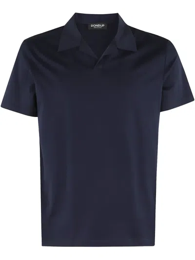 Dondup Polo Shirt In Jersey In Black