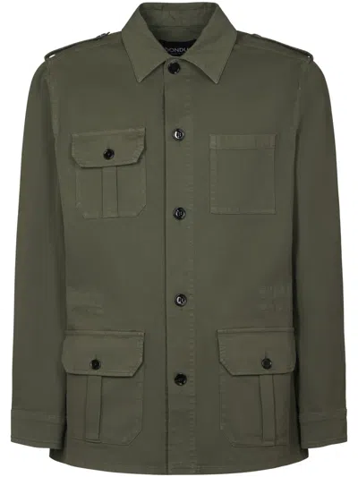 DONDUP DONDUP MILITARY-INSPIRED FIELD JACKET WITH VENT