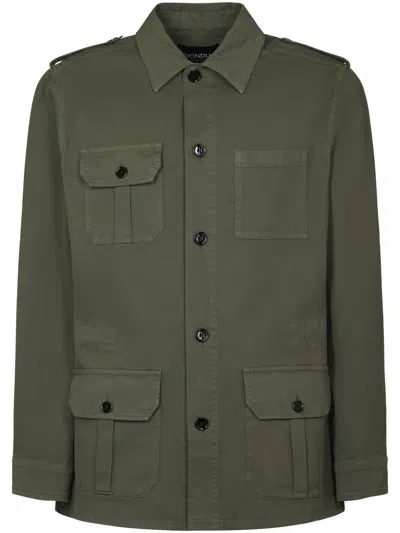 DONDUP MILITARY-INSPIRED FIELD JACKET WITH VENT