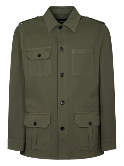 Dondup Military-inspired Utility Jacket In Green