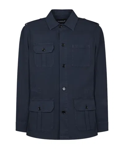 DONDUP MILITARY-STYLE BUTTON-UP JACKET