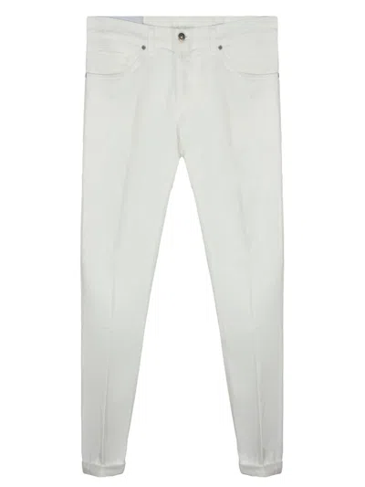 Dondup Milk White George Cotton Trousers