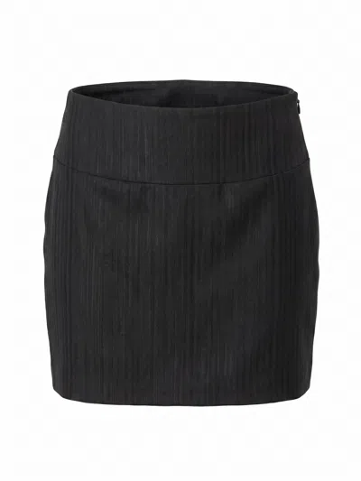 Dondup Mini Skirt In Black