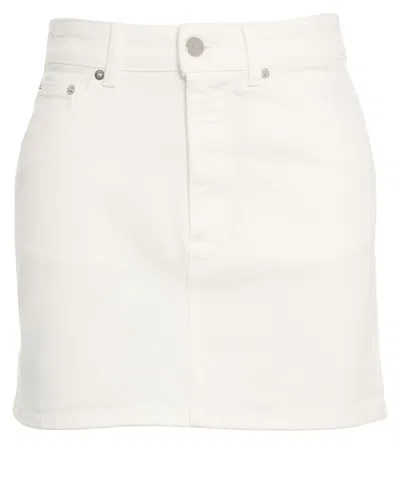 Dondup Mini Skirt In Neutral