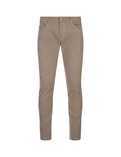 Dondup Mius Slim Fit Jeans In Sand Bull Stretch In Brown
