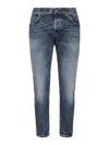 Dondup Relaxed Fit Jeans In Blue