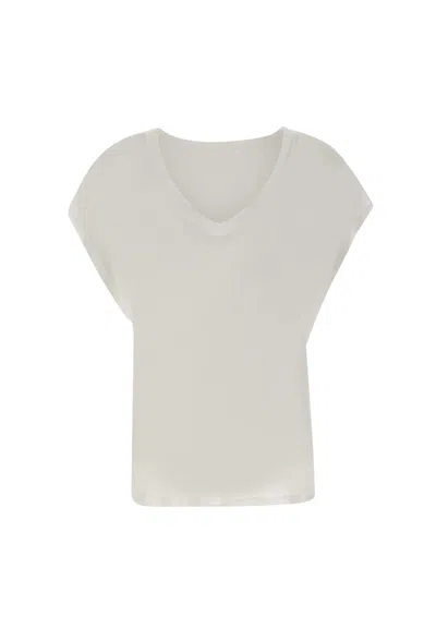 Dondup Modal T-shirt T-shirt In Bianco