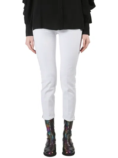 Dondup Newdia Buttoned Trousers In White