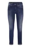 Dondup Monroe - Five-pocket Skinny Fit Jeans In Blue