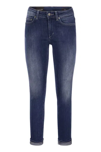 Dondup Monroe - Five-pocket Skinny Fit Jeans In Blue