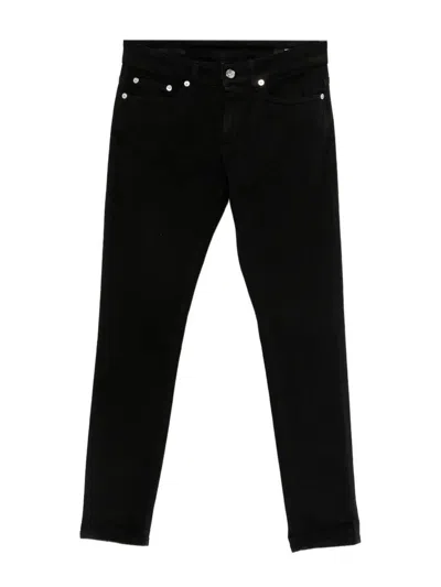 Dondup Monroe 5-pocket Jeans In Black