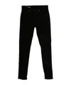 Dondup Five-pocket Denim Jeans In Black