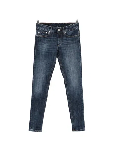 Dondup Monroe Faded-wash Skinny Jeans In Blue