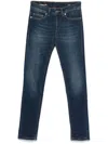 Dondup Monroe Low-rise Skinny-leg Jeans In Blue