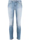 Dondup Logo-patch Skinny Jeans In Blue