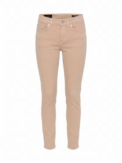 Dondup `monroe` Skinny 5-pocket Jeans In Brown