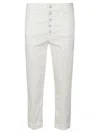 DONDUP MULTI-BUTTON FITTED JEANS