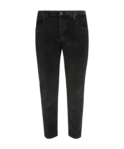 Dondup Multi-pocket Casual Pants In Black