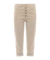 Dondup Trousers Featuring Bottom Cuffs And 5 Pockets In Multi