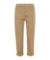 Dondup Multi-pocket Casual Pants In Nude