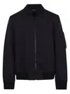 Dondup Zip-fastening Bomber Jacket In Black
