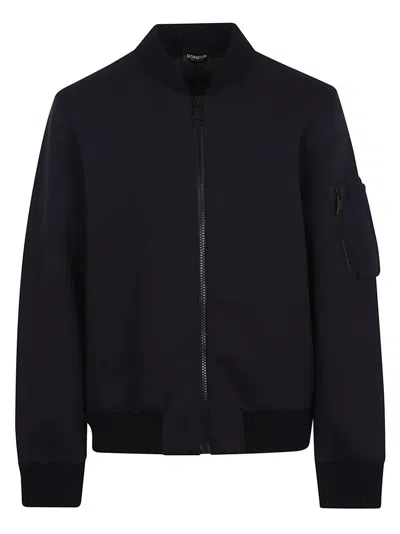 DONDUP DONDUP NEOPRENE BOMBER JACKET