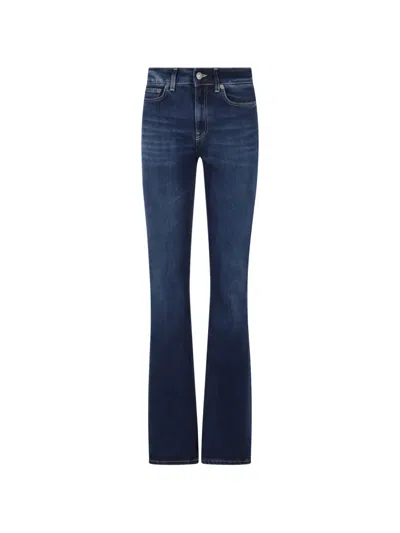 Dondup New Lola Flared Jeans In Blue