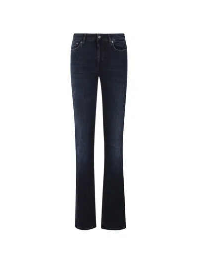 Dondup New Lola Flared Jeans In Blue