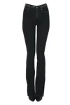 Dondup New Lola Skinny Bootcut Jeans In Black