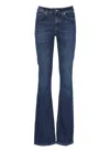 Dondup Flared Jeans Featuring Five-pocket Design In Blue