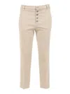 Dondup Nima Pants In Neutral