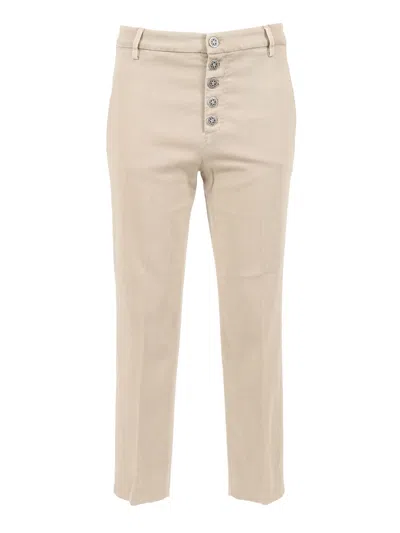Dondup Nima Pants In Neutral