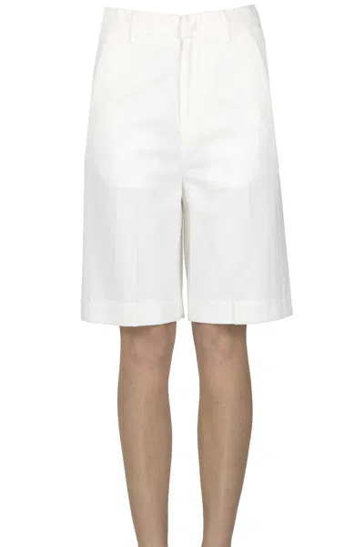 Dondup Nita Bermuda In White