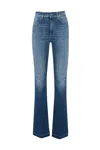 Dondup Olivia Bootcut Jeans In Stretch Denim In Denim