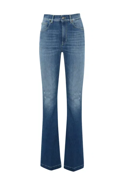 DONDUP OLIVIA BOOTCUT JEANS IN STRETCH DENIM