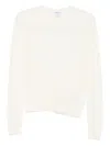 Dondup Open-weave Sweater In White