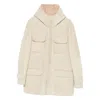 Dondup Hooded Jacket In Neutral