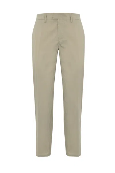 Dondup Pablo Trousers In Regular Poplin In Sand