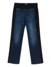 Dondup Panelled Jeans In Blue
