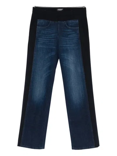 Dondup Panelled Jeans In Blue