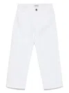 Dondup Panelled Trousers In White