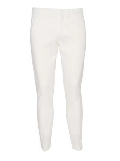 Dondup Skinny Cropped Chino-trousers In White